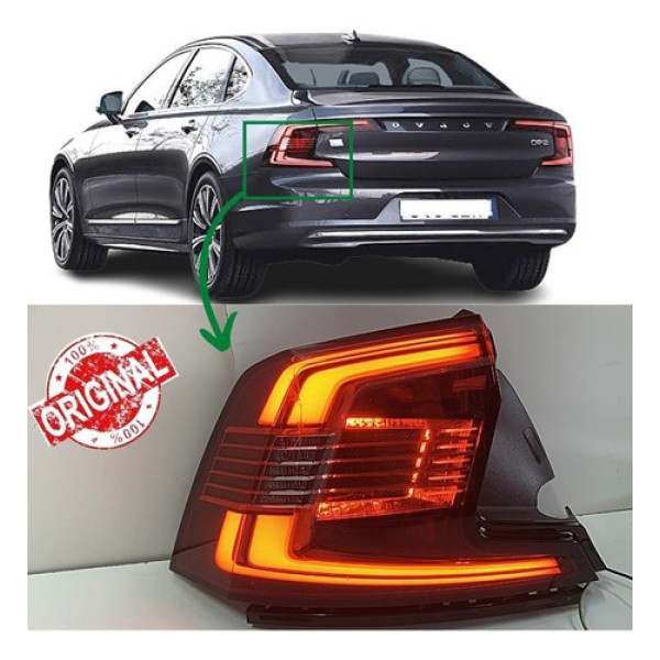 Lanterna Volvo S90 2023 Com Detalhe Na Lente Esquerdo 19063
