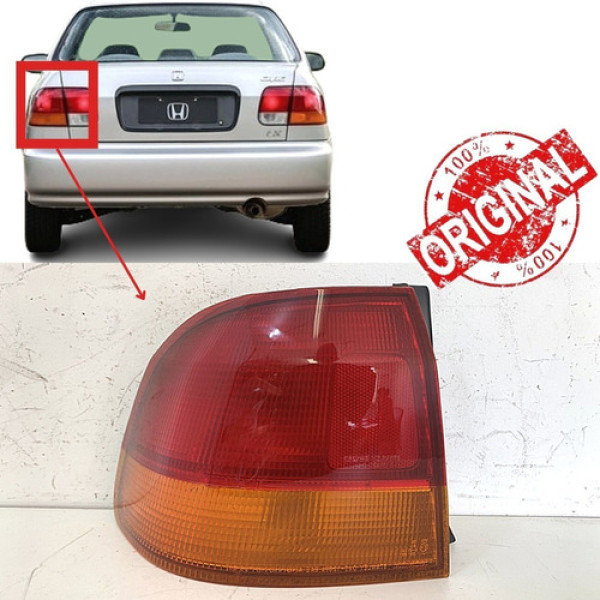 Lanterna Honda Civic Canto 1996 1997 1998 Esquerdo 16844