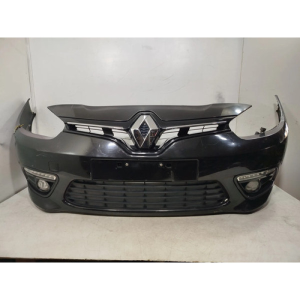 Parachoque Dianteiro Fluence 2015 A 2018 Orig (com Detalhes) Preto