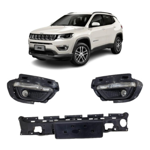 Kit Milha Jeep Compass 2018 A 2022 Original 26477 Preto