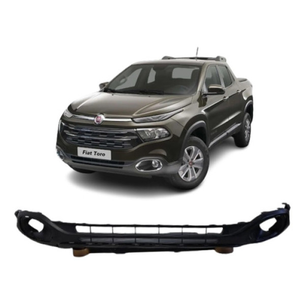 Spoiler Dianteiro Fiat Toro 2016 A 2021 Original 26480 Preto