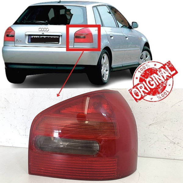 Lanterna Audi A3 1997 1998 1999 Com Detalhe Direito 16847