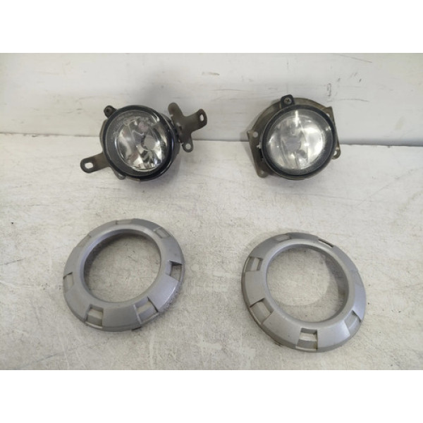Par Farol Milha Mitsubishi L200 2006 A 2010 Original 26314 Preto