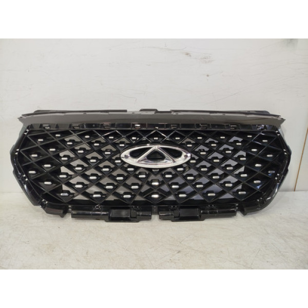 Grade Parachoque Tiggo 3x Pro 2022 2023 2024 Original 25888 Preto Brilhante