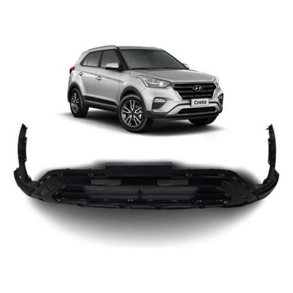 Spoiler Dianteiro Hyundai Creta 2017 A 2019 Original 26306 Preto
