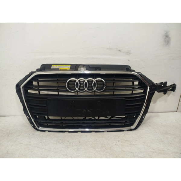 Grade Parachoque Audi A3 2017 A 2020 Original 26072 Preto Fosco