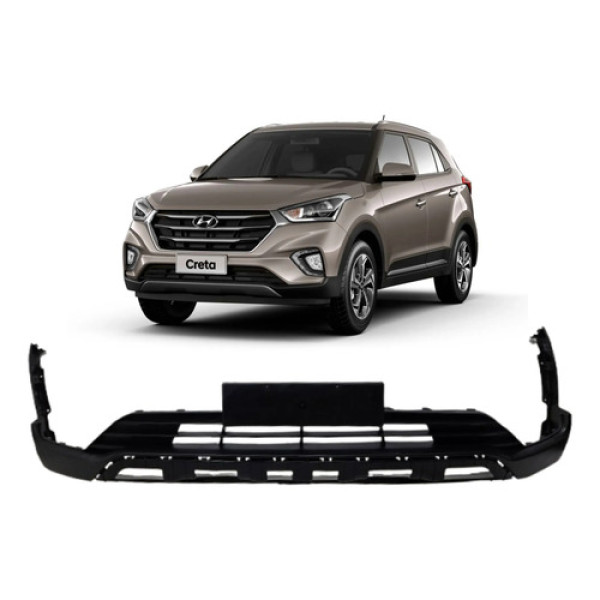 Spoiler Dianteiro Hyundai Creta 2020 A 2021 Original 26466 Preto