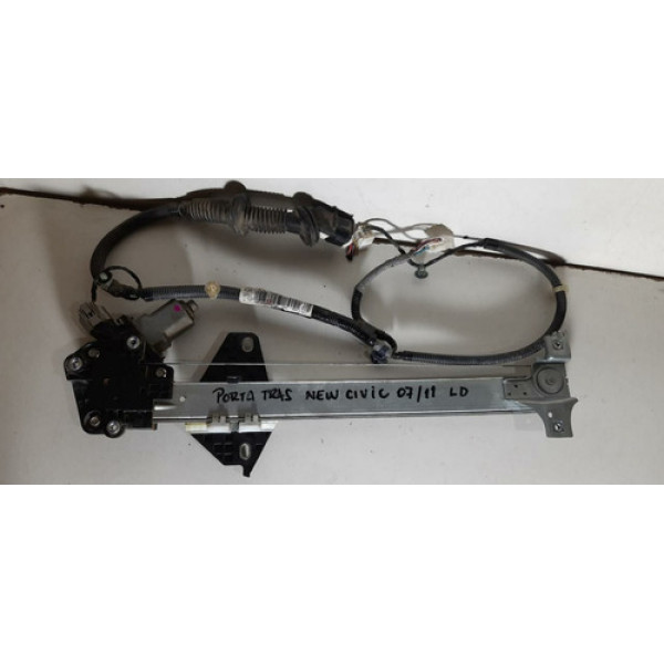 Maquina Vidro Traseiro New Civic 2007 2011 Direito 12423