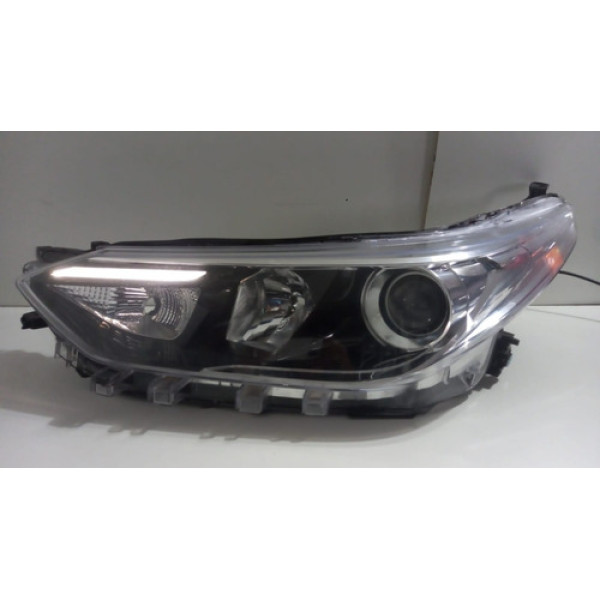 Farol Toyota Yaris Led Original Lado Esquerdo 18437