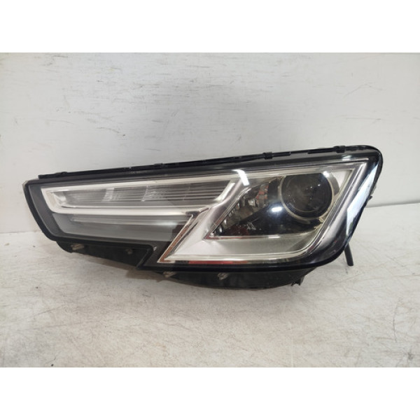Sucata Farol Esquerdo Audi A4 2017 2018 2019 Original 26053 Preto