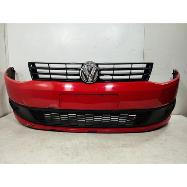 Parachoque Dianteiro Vw Fox 2010 A 2014 Original 26441 Vermelho
