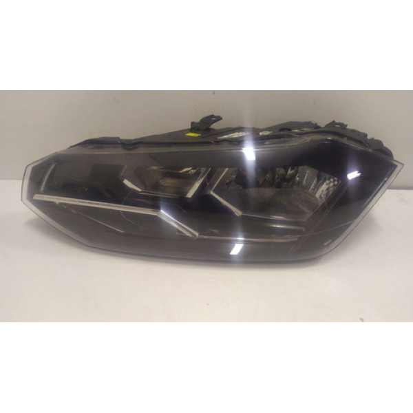 Farol Polo Virtus Friso Cromado Valeo Lado Esquerdo 19187