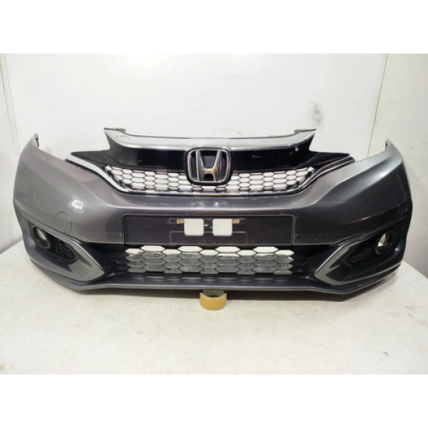 Parachoque Dianteiro Honda Fit 2018 A 2021 Original 26447 Cinza-escuro