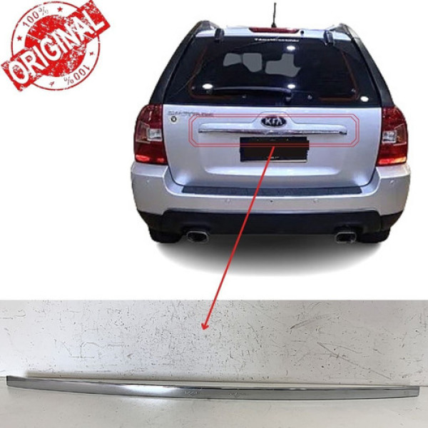 Friso Cromado Tampa Traseira Kia Sportage 2008 2010 C 16468