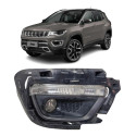 Farol Milha Direito Jeep Compass 2018 A 2022 Original 26478 Preto