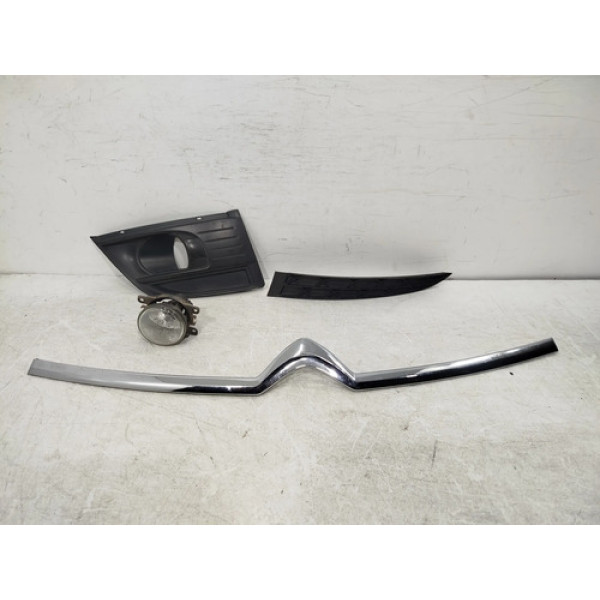 Grade Parachoque C4 Picasso 2009 A 2014 Original 26436 Preto Fosco
