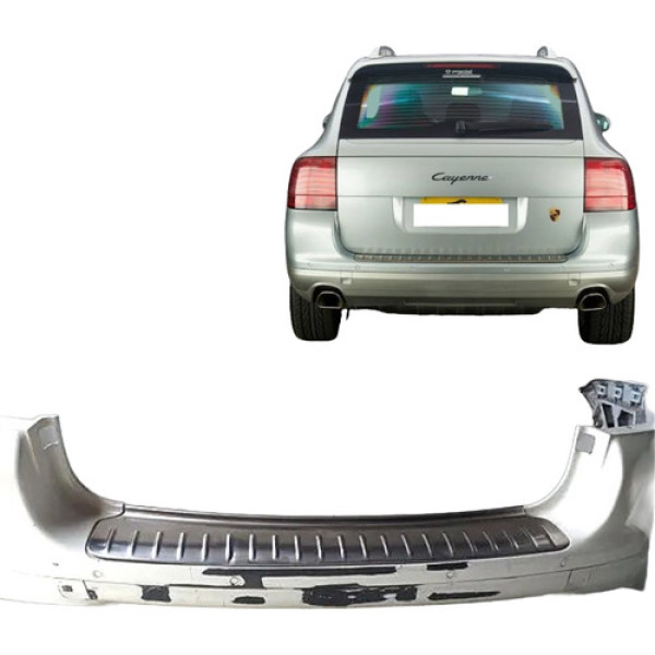 Parachoque Tras Porsche Cayenne 2006 Original Usado 10721