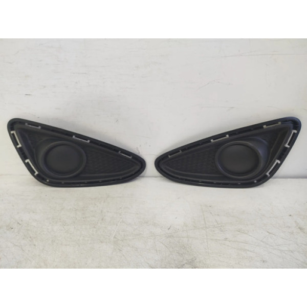 Moldura Milha Hyundai Hb20 2012 A 2015 Original 26121 Preto Ambos Lados