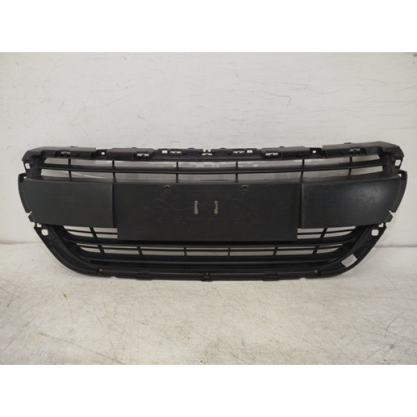 Grade Parachoque Dianteiro Peugeot 208 2016 A 2019 25928 Preto Fosco