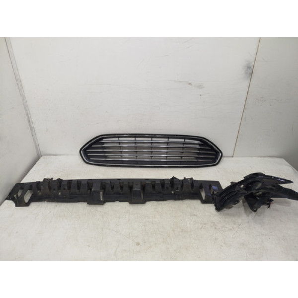 Grade Parachoque Ford Fusion 2013 A 2016 Original 25989 Preto Fosco