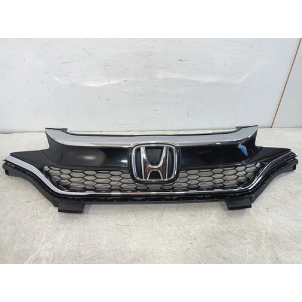 Grade Honda Fit 2018 A 2021  26596 Preto Cromado
