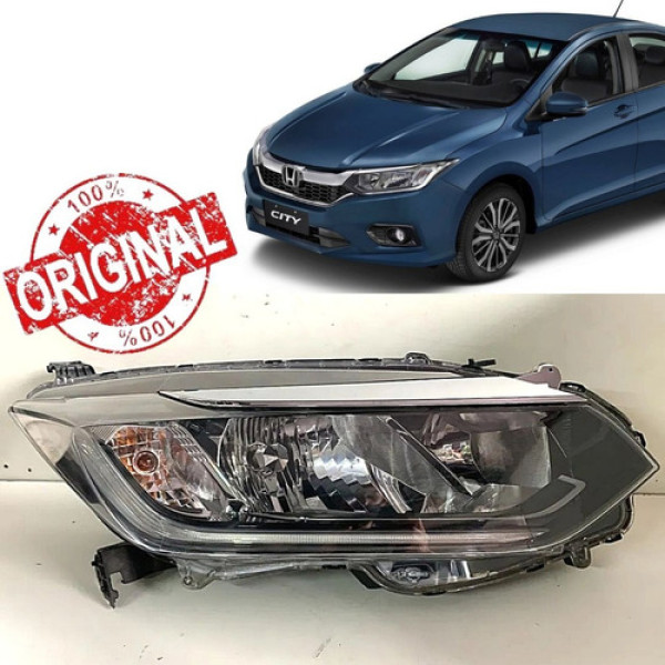 Farol Honda City 2018 2019 Led 12558 Direito Original