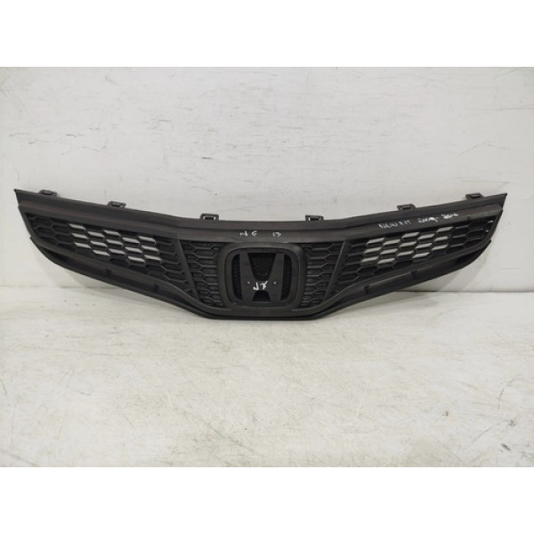 Grade Parachoque Honda Fit 2013 2014 Original 26181 Preto Fosco