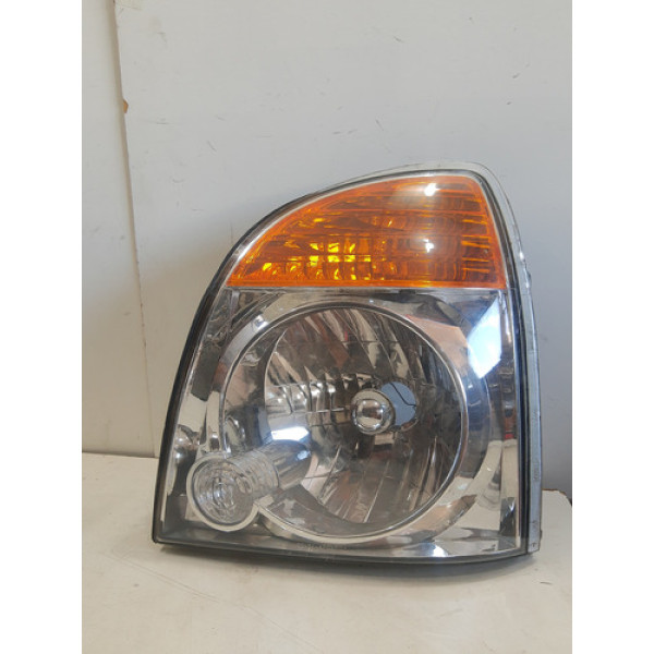 Farol Hyundai Hr 2006/2016 Máscara Cromado 20195