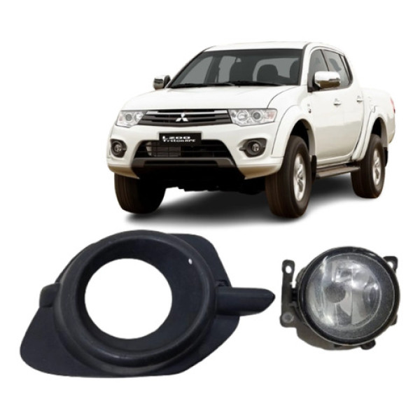 Farol De Milha Mitsubishi L200 2013 A 2015original 26462 Preto