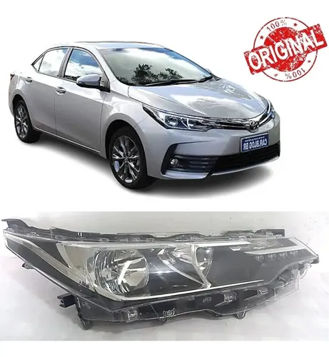 Farol Toyota Corolla 2017 2018 Led 5 Pinos Direito 19542 Direito