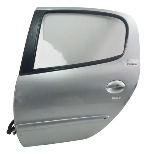 Porta Traseira Esq Peugeot 206/207 2000 A 2012  21571 Traseira Esquerdo Prateado