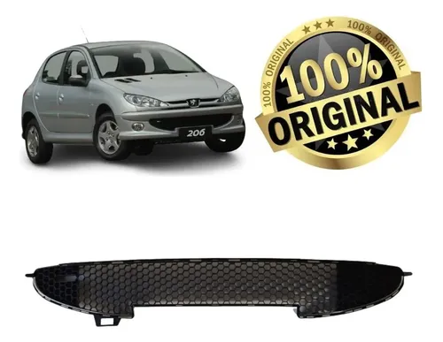 Grade Central Parachoque Dianteiro Peugeot 206 Bocão 11539 Mate